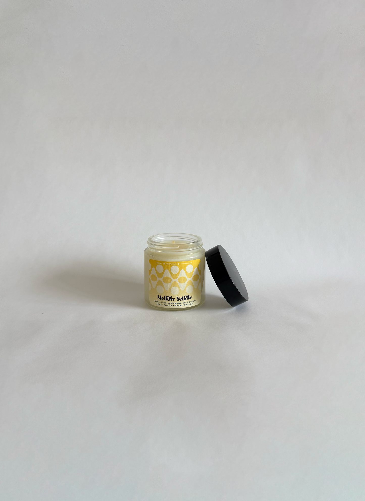 Mellow Yellow Mini Glass Candle